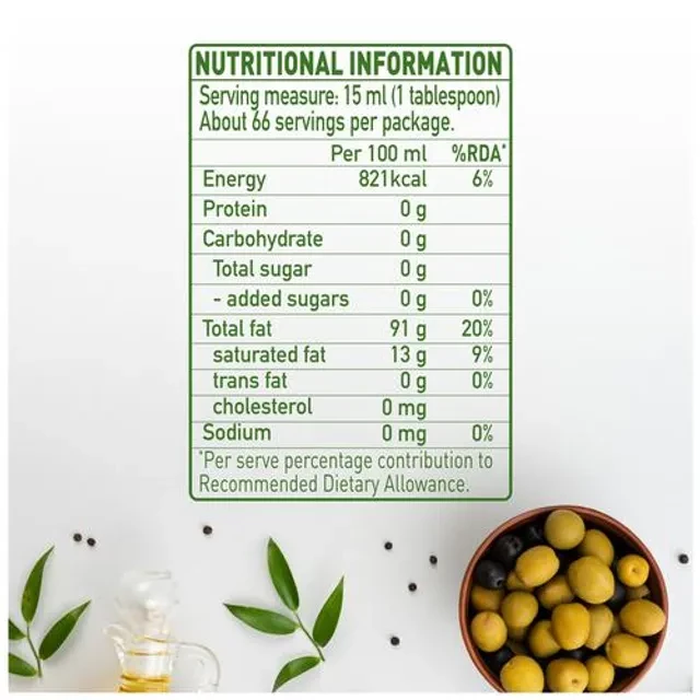 Figaro Olive Oil- Pure Olive Oil- Ideal for Indian Dishes- Imported from Spain, 200 ml Tin-4.webp